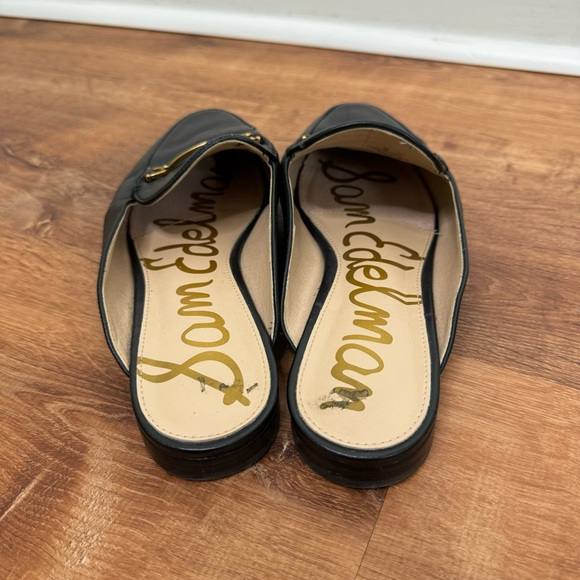 Sam Edelman Lounette Black Leather Mules - Picture 6 of 11